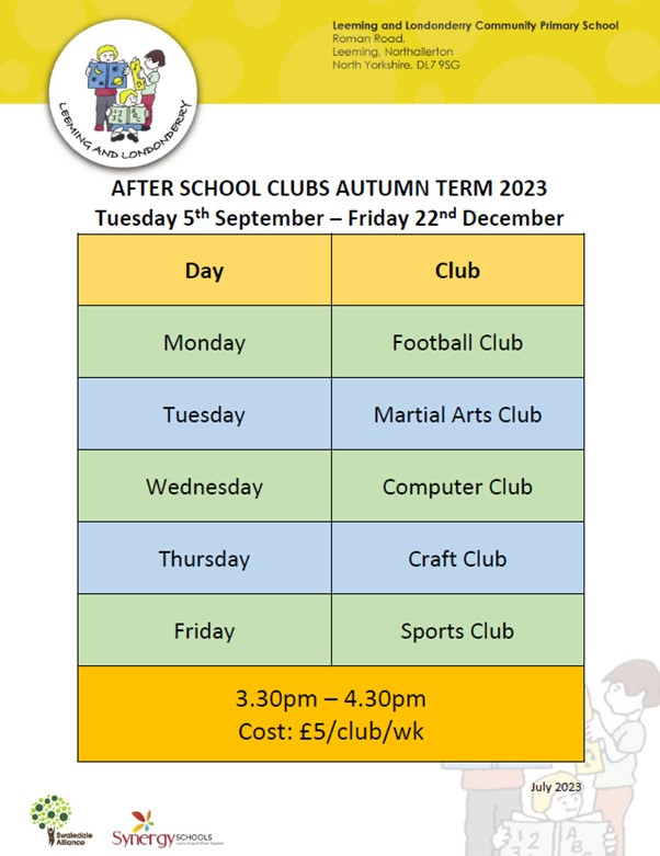 LL ASC Autumn Term 23